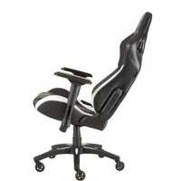 игровое кресло Corsair Gaming T1 Race 2018 Black-White черно-белый