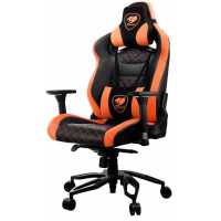 игровое кресло Cougar Throne Black-Orange черно-оранжевый