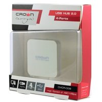 разветвитель USB Crown CMCR-009 White белый