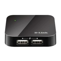 разветвитель USB D-Link DUB-H4/D1A черный