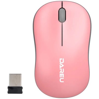 мышь Dareu LM106G Pink-Grey Розовый-серый