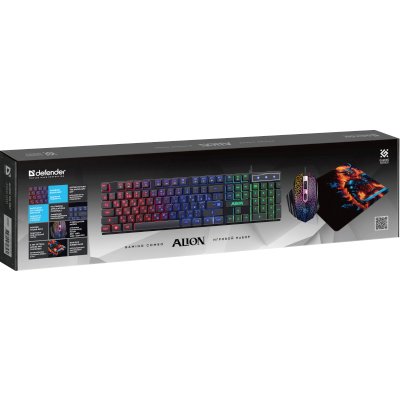 клавиатура Defender Alion GS-987 Черный