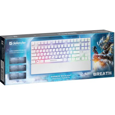 клавиатура Defender Breath GK-184 Белый
