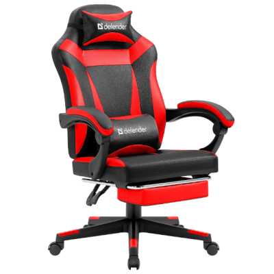 игровое кресло Defender Cruiser Black/Red черно-красный