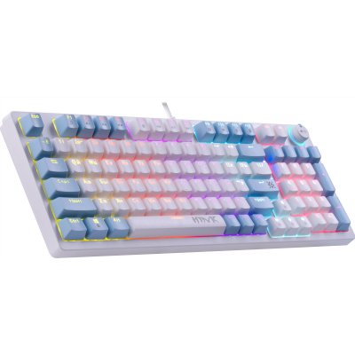 клавиатура Defender Hawk GK-418 45421 Белый-синий