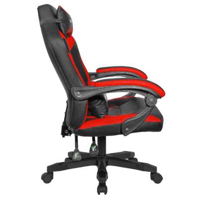 игровое кресло Defender Master Black/Red черно-красный