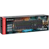 клавиатура Defender Paladin GK-370L Черный