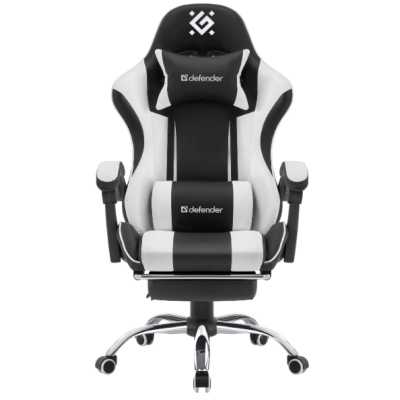 игровое кресло Defender Tios Black-White черно-белый