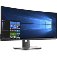 монитор Dell U3417W Черно-Серебристый