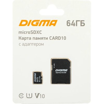 карта памяти Digma 64GB DGFCA064A01