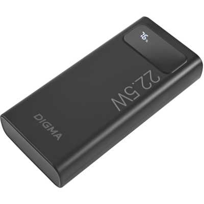 внешний аккумулятор Digma DGPF20A22PBK