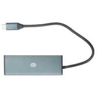 разветвитель USB Digma HUB-3U3.0С-UC-G серый