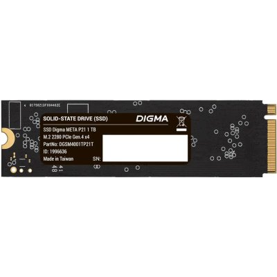SSD диск Digma Meta P21 1Tb DGSM4001TP21T Черный