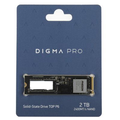 SSD диск Digma Pro Top P6 2Tb DGPST5002TP6T4 Черный