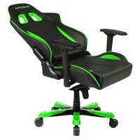 игровое кресло DXRacer King OH/KS57/NE черно-зеленый