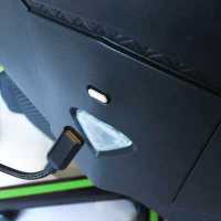 игровое кресло DXRacer Racing OH/RN1/NE черно-зеленый