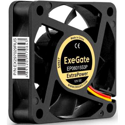 кулер ExeGate 12В DC ExtraPower EP06015S3P EX297029RUS