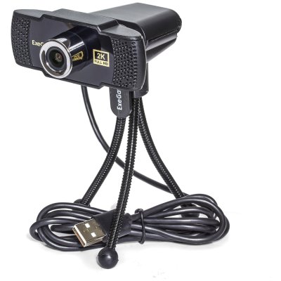 веб-камера ExeGate BusinessPro C922 2K Tripod черный