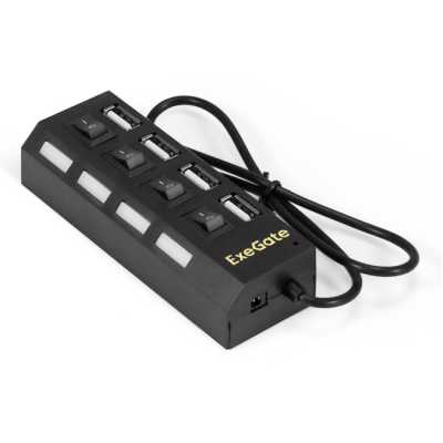 разветвитель USB ExeGate DUB-42SW EX293977RUS