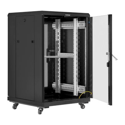 телекоммуникационный шкаф ExeGate EC-FS-18U.600.600.G.BLACK EX301398RUS Черный