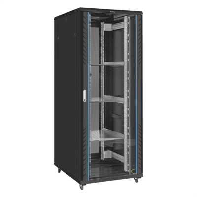 телекоммуникационный шкаф ExeGate EC-FS-42U.800.1000.G.V.BLACK EX300282RUS Черный