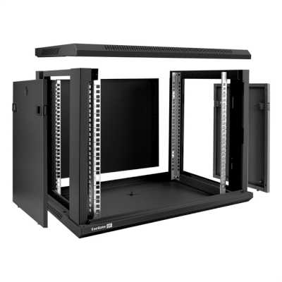 телекоммуникационный шкаф ExeGate EC-WM-9U.450.G.BLACK EX298607RUS Черный