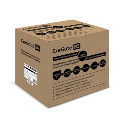 стабилизатор напряжения ExeGate Expert AS-3000 EX291724RUS Серый
