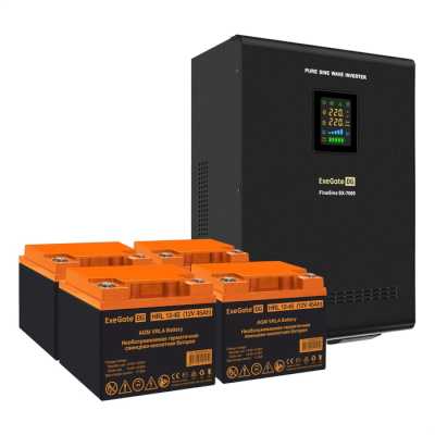 ИБП ExeGate FineSine SX-7000.LCD.AVR.2SH.T EX296683RUS