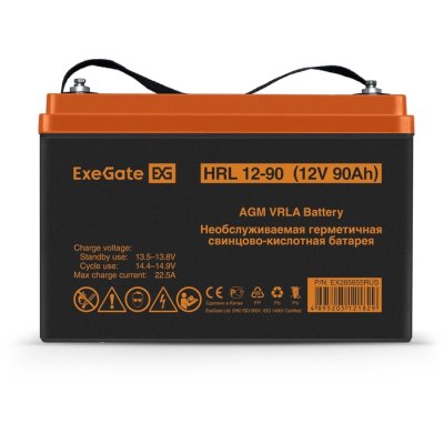 батарея для UPS ExeGate HRL 12-90 EX285655RUS