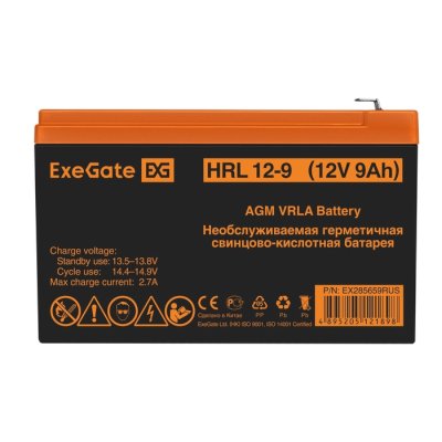 батарея для UPS ExeGate HRL 12-9 EX285659RUS