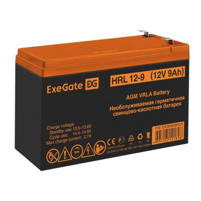 батарея для UPS ExeGate HRL 12-9 EX285659RUS