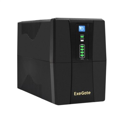 ИБП ExeGate Power Back BNB-1000.LED.AVR.2SH Черный