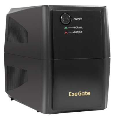 ИБП ExeGate Power Back BNB-500.LED.4C13 EX294607RUS Черный
