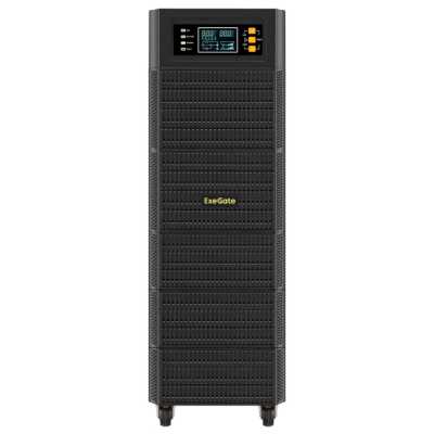 ИБП ExeGate PowerExpert TL-575-6kVA.192V.LCD.AVR.T.USB.RS232.SNMP EX296951RUS Черный