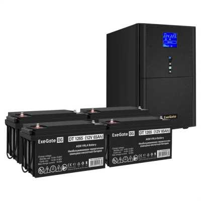 ИБП ExeGate SineTower SZ-3000.LCD.AVR.3SH.1C13.RJ.USB EX296867RUS