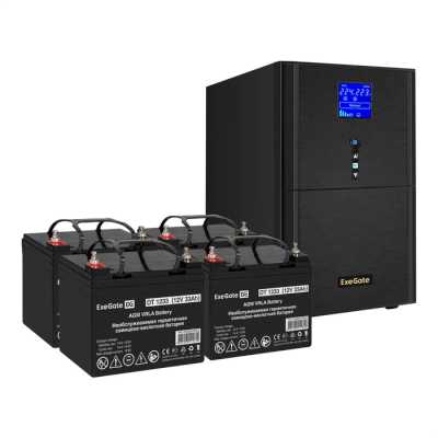 ИБП ExeGate SineTower SZ-5000.LCD.AVR.2SH.1C13.T.RJ.USB EX296883RUS