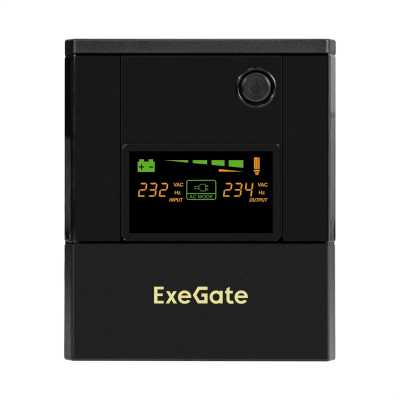 ИБП ExeGate Smart LB-2200.LCD.AVR.4SH.USB EX299787RUS