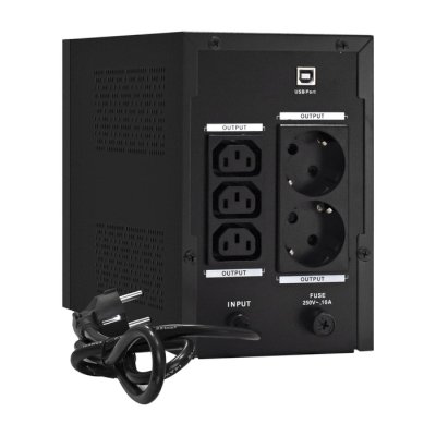 ИБП ExeGate SpecialPro Smart LLB-1500.LCD.AVR.2SH.3C13.USB Черный