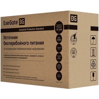 ИБП ExeGate SpecialPro Smart LLB-650.LCD.AVR.2SH.RJ.USB Черный