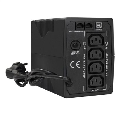 ИБП ExeGate SpecialPro Smart LLB-650.LCD.AVR.4C13.RJ.USB Черный