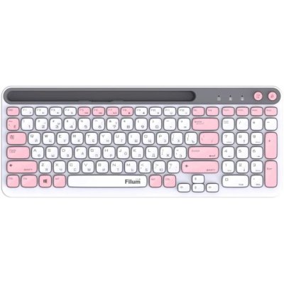 клавиатура Filum FL-WKB05 Бежевый-розовый
