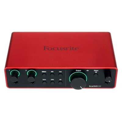 звуковая карта Focusrite Scarlett 2i2 4th Gen