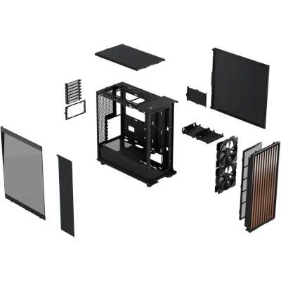 корпус Fractal Design North Charcoal Black TG Dark FD-C-NOR1C-02