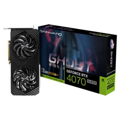 видеокарта Gainward nVidia GeForce RTX 4070 Super Ghost OC 12Gb NED407SS19K9-1043B