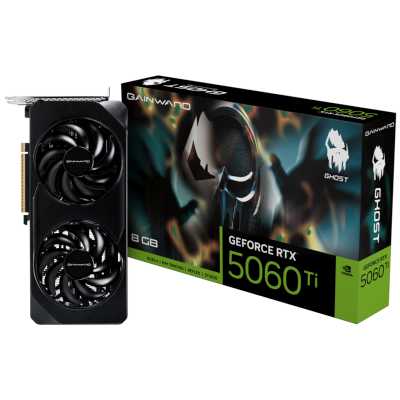 видеокарта Gainward nVidia GeForce RTX 5060 Ti Ghost 8G NE7506T019P1-GB2062B