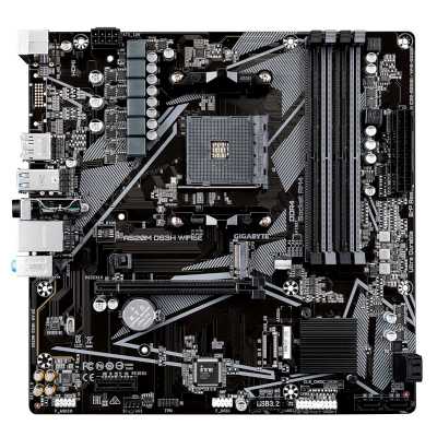 материнская плата GigaByte A520M DS3H WIFI6E Черный