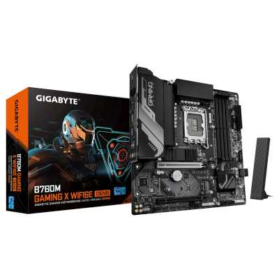 материнская плата GigaByte B760M Gaming WiFi6E Gen5 Черный