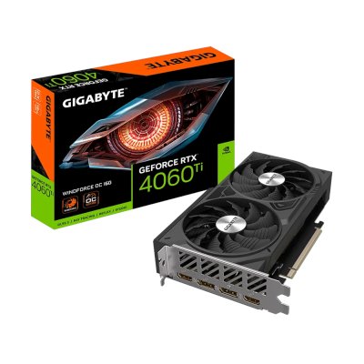 видеокарта GigaByte nVidia GeForce RTX 4060 Ti 16Gb GV-N406TWF2OC-16GD
