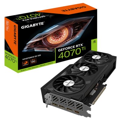 видеокарта GigaByte nVidia GeForce RTX 4070 Ti 12Gb GV-N407TWF3OC-12GD