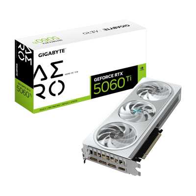 видеокарта GigaByte nVidia GeForce RTX 5060 Ti 16Gb GV-N506TAERO OC-16GD 1.0